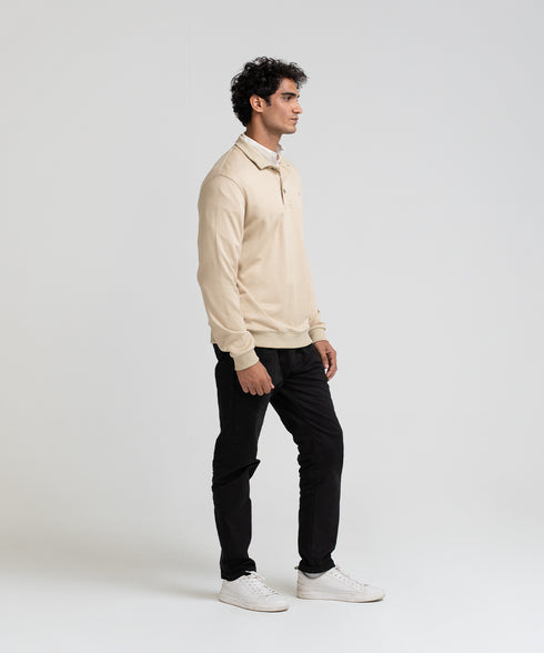 Men's Spacer Collared Sweatshirt